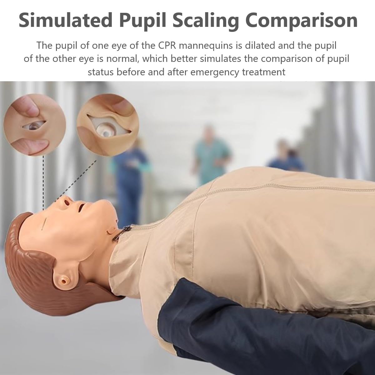Amazon.co.jp: 全身成人用 CPR トレーニング マネキン、心肺蘇生